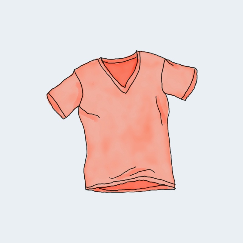 vneck tshirt